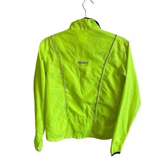 Pearl Izumi W’s Small High Visibility Jacket Full Zip Neon Yellow Reflective - Picture 3 of 10